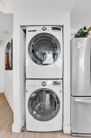 Classic Double Room, Multiple Beds | Laundry