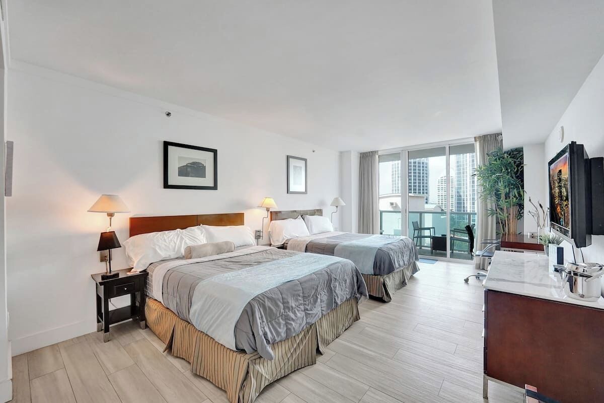 Classic-lejlighed - 2 queensize-senge | Strygejern/strygebræt, gratis Wi-Fi