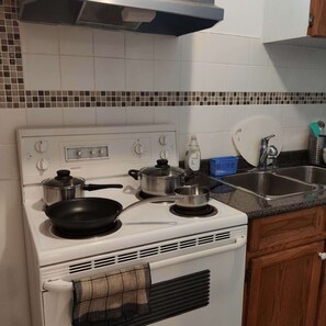 Microwave, oven, stovetop