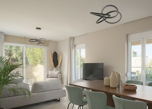 Living room - Foothills Tangerine Villa (Rethymno)
