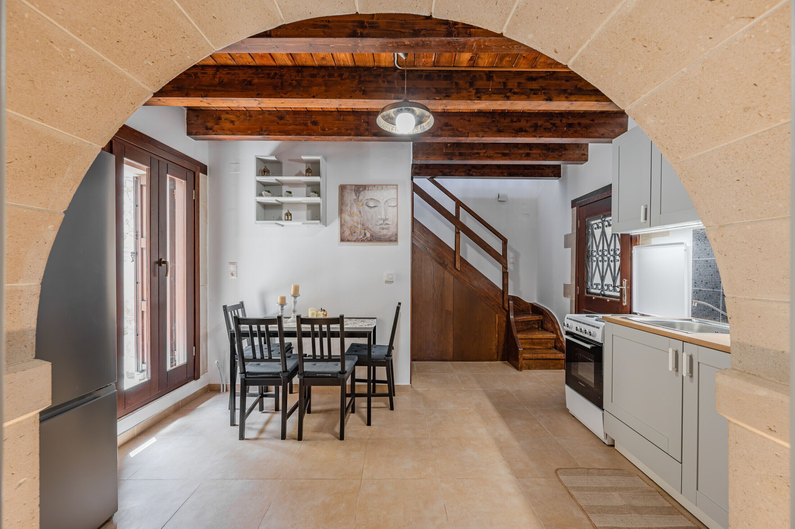 Villa, 3 habitaciones, para fumadores, alberca privada | Cocina privada | Microondas, cafetera de espresso, cafetera y tetera y tetera eléctrica 