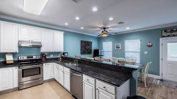 Microwave, oven, stovetop