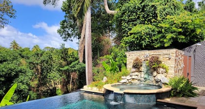 Rosita with a Waterfall Jacuzzi & Rain Forest feel