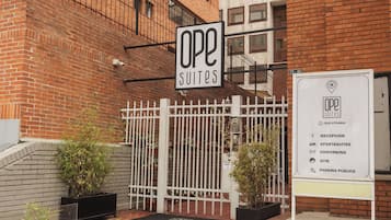 Façade de l’hébergement