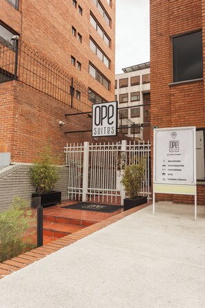 Façade de l’hébergement