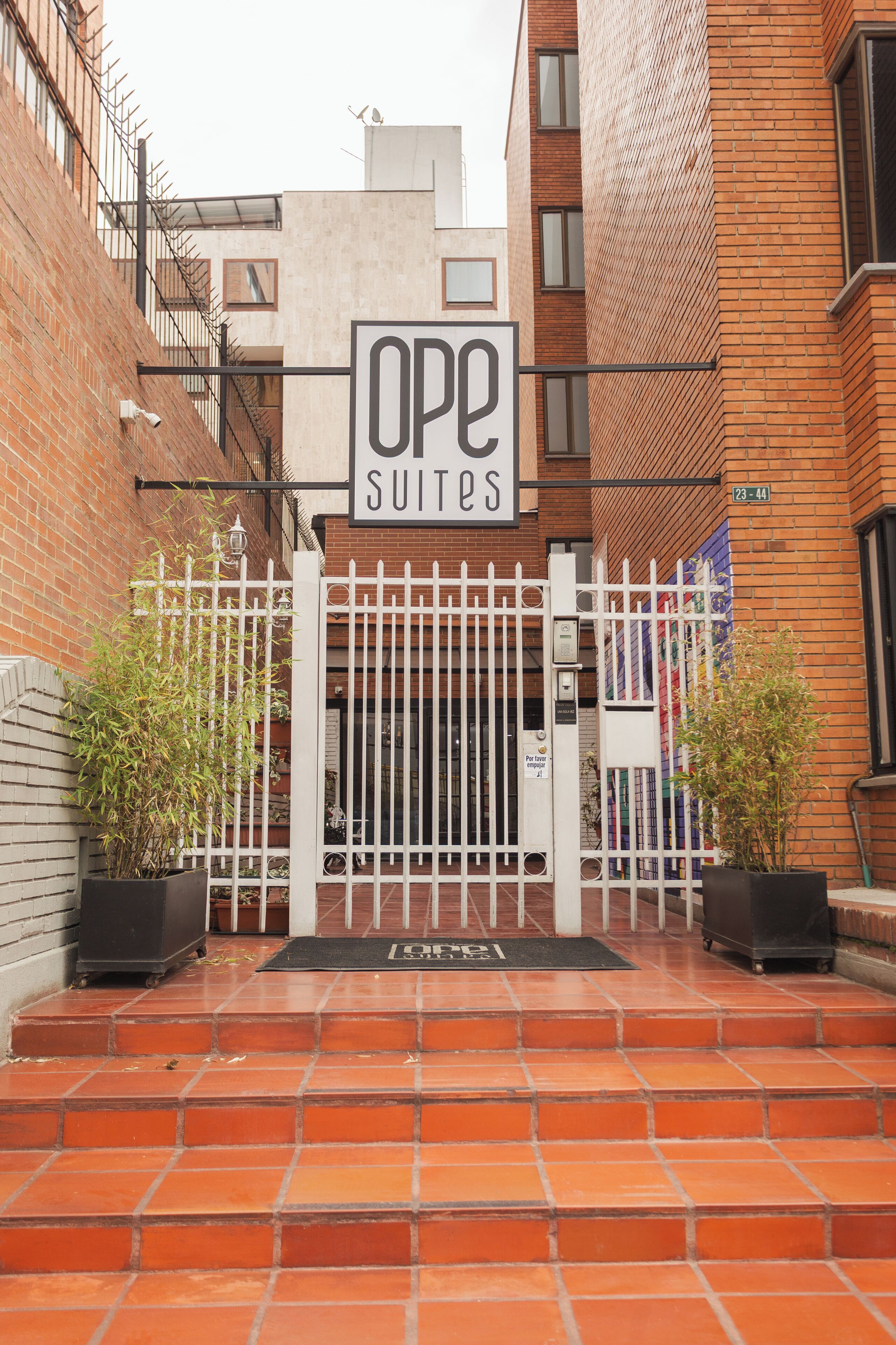 Façade de l’hébergement