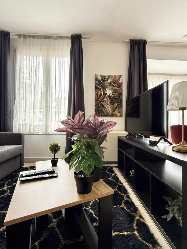 Living area - Peaceful 2 minutes European Parliament (Brussels)