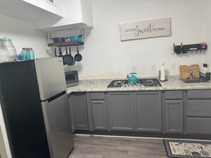 Microwave, stovetop