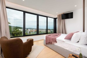 4 bedrooms, free WiFi, bed sheets - Luxury villa 45° with infinity pool (Punat)