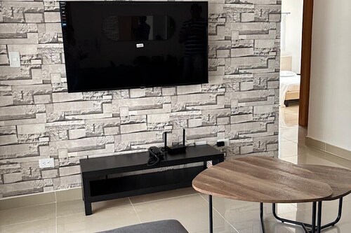 Charming 3-bedroom apartment with Wi-Fi, AC in welcoming Santo Domingo Este.
