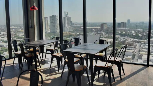Rooftop terrace - Departamentos exclusivos, equipados y amueblados en Torre Barrio Vergel (Monterrey)
