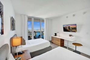 2 bedrooms, iron/ironing board, travel crib, WiFi