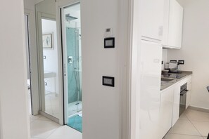 Fridge, microwave, dishwasher - Exclusive Penthouse, Sea View, 100m from the beach (Alassio)