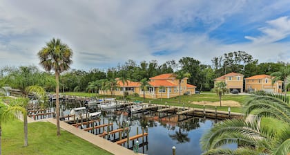 The River House with boat slip and kayaks