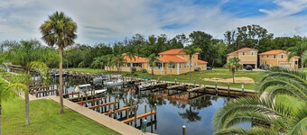 The River House with boat slip and kayaks