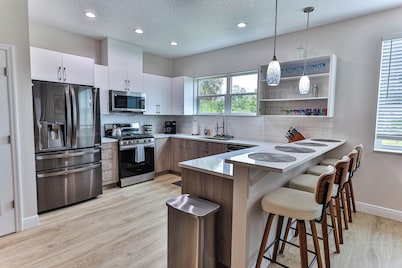 The River House with boat slip and kayaks
