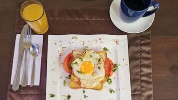 Free daily full breakfast