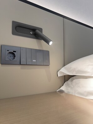 Caja de seguridad en la habitación y cortinas blackout 