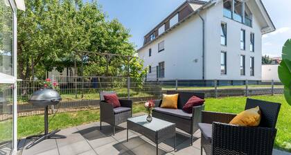 flair-Apartment Blossom | Whirlpool | BBQ | 2xParking | Terrace | Coffee | WLAN