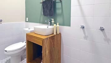 Towels, soap, toilet paper