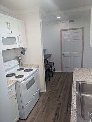 Microwave, oven, stovetop