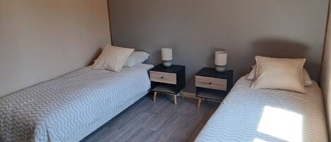 2 habitaciones, wifi y ropa de cama