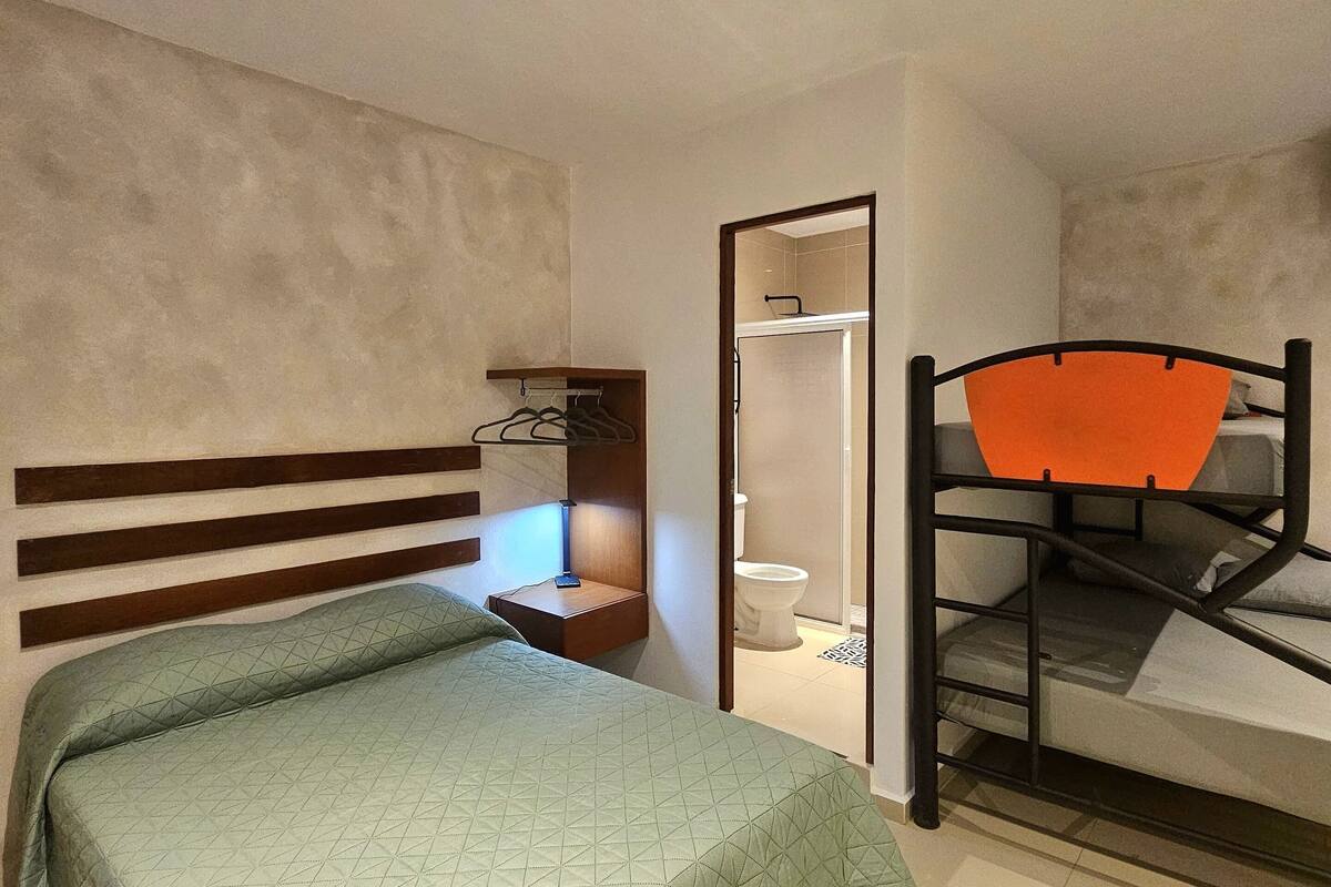 Family Double Room, 1 Bedroom, Non Smoking | Down comforters, minibar, individually decorated, iron/ironing board