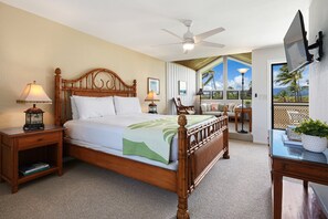 2 bedrooms, desk, iron/ironing board, travel crib