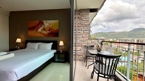 Apartamento, 1 habitación, accesible para personas con discapacidad, balcón | Balcón