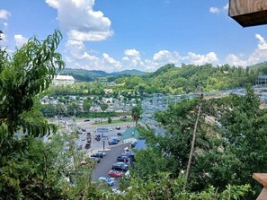 Blick von der Unterkunft