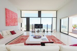 Living area - Luxury Villa with Private Pool, Ibiza Villa 1267 (Santa Eulària des Riu)