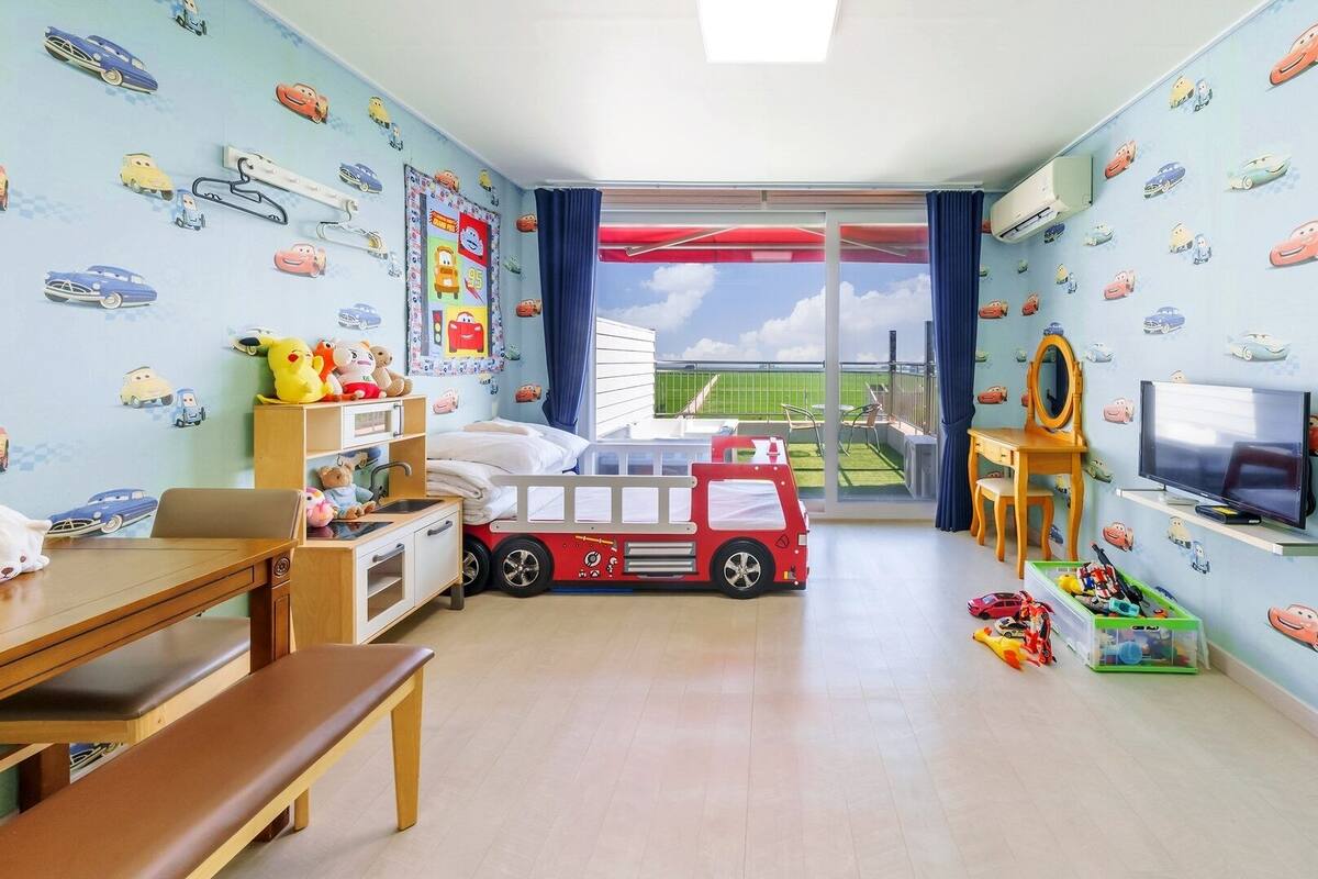 基本客房, 1 間臥室 (Terrace Room 201 – Car Kids Room) | 1 間臥室、免費無線上網