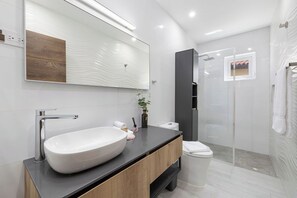 Shower, hair dryer