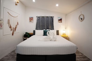 Luxury House, 2 Bedrooms, Beach View | Desk, laptop workspace, free WiFi, bed sheets - Oceanfront Villa at Bang Po Beach (Koh Samui)
