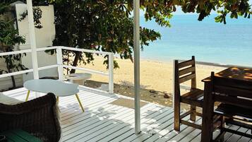 Luxury House, 2 Bedrooms, Beach View | Terrace/patio