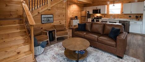 Smart-tv och eldstad