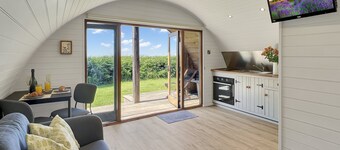 Dartmoor View Log Cabin, near North Molton