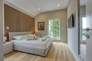 Bedroom - Secluded Pool Villa Tanja /w Sea View, Marasi, Croatia (Marasi)