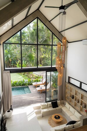 Villa, 1 Bedroom, Private Pool | Living area