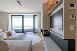 TV, fireplace, offices