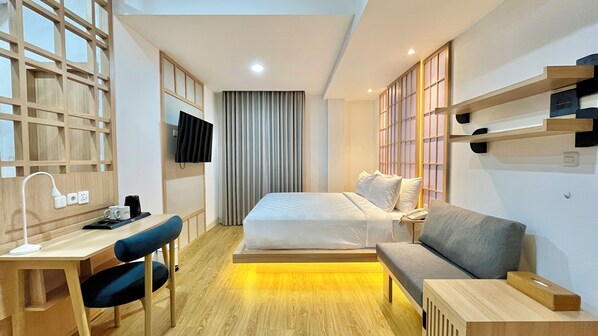 Quarto luxo | Cofres nos quartos, quartos à prova de som, Wi-Fi de cortesia