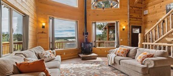 4BR Cabin w/ Game Room & Fire Pit – Sleeps 13