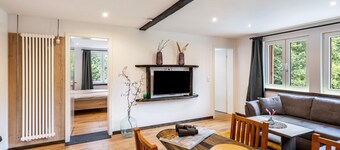 Moderno piso de 2 habitaciones con terraza compartida, jardín y wifi