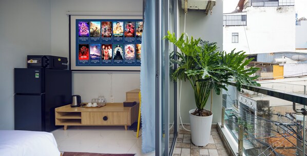 Deluxe Double Room, Balcony, City View