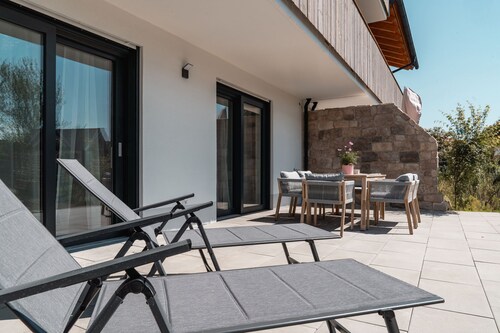Boutique apartment on Lake Chiemsee with private sun terrace