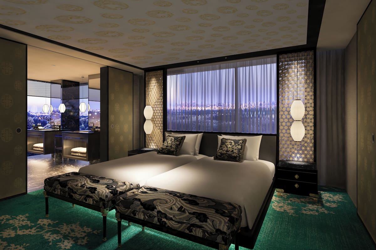 Ropa de cama de alta calidad y minibar