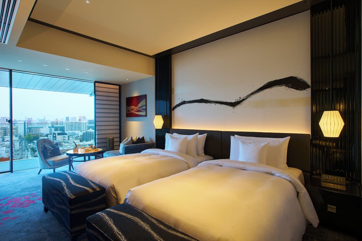 Deluxe City View Twin, Non Smoking | Premium bedding, down comforters, minibar, in-room safe