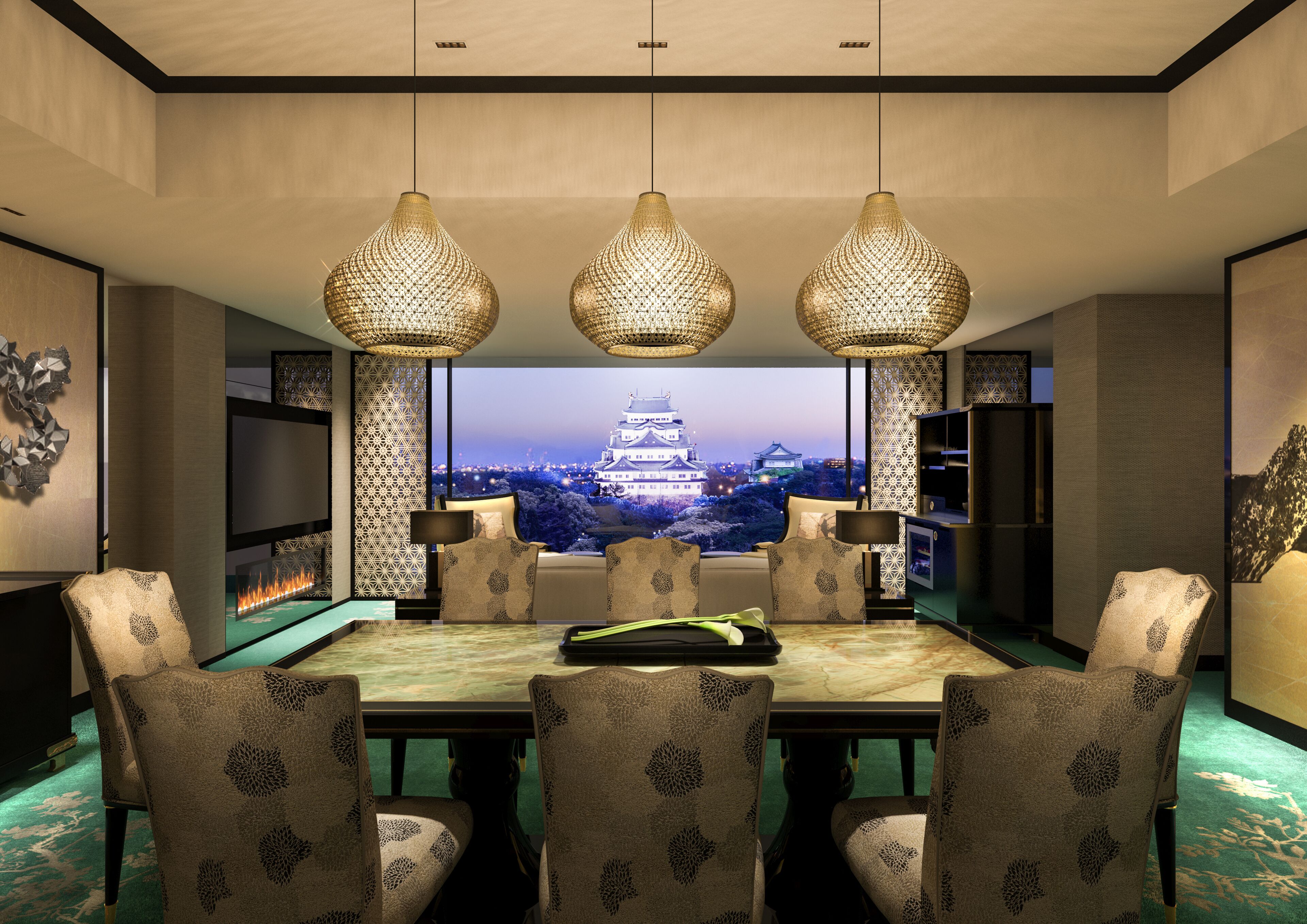 Premium bedding, down comforters, minibar, in-room safe