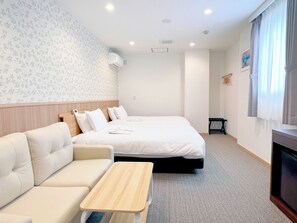 Deluxe-Zweibettzimmer | Schreibtisch, kostenloses WLAN, Bettwäsche
