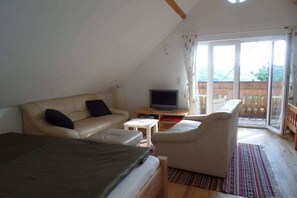 Smart TV, chimenea y libros 